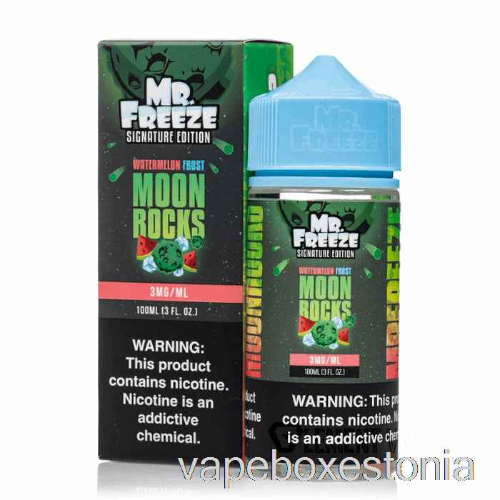 Vape Box Estonia Moonrocks - Arbuus Frost - Mr Freeze - 100ml 3mg